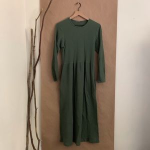 •thermal maxi dress•